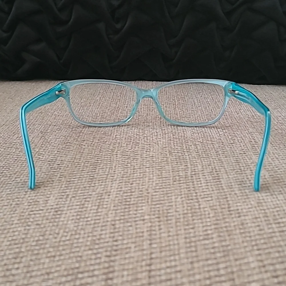 GUCCI TRANSLUCENT TEAL LAVENDER EYEGLASS FRAME